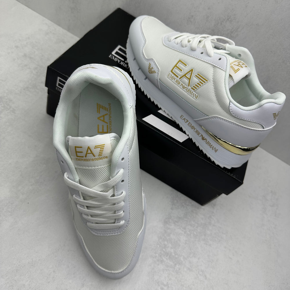 ZAPATILLAS EA7 WHITE/GOLD