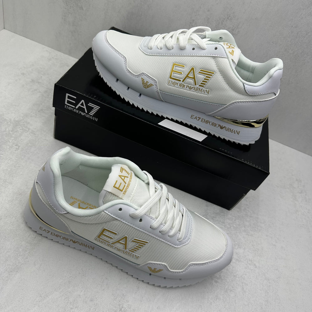 ZAPATILLAS EA7 WHITE/GOLD