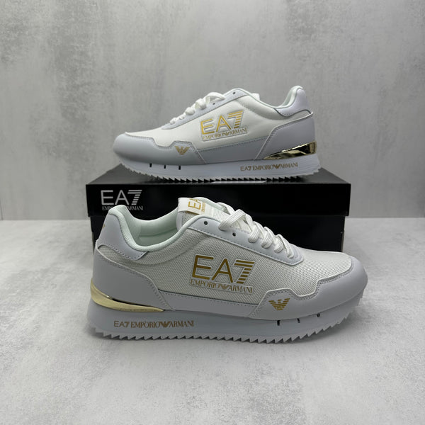 ZAPATILLAS EA7 WHITE/GOLD