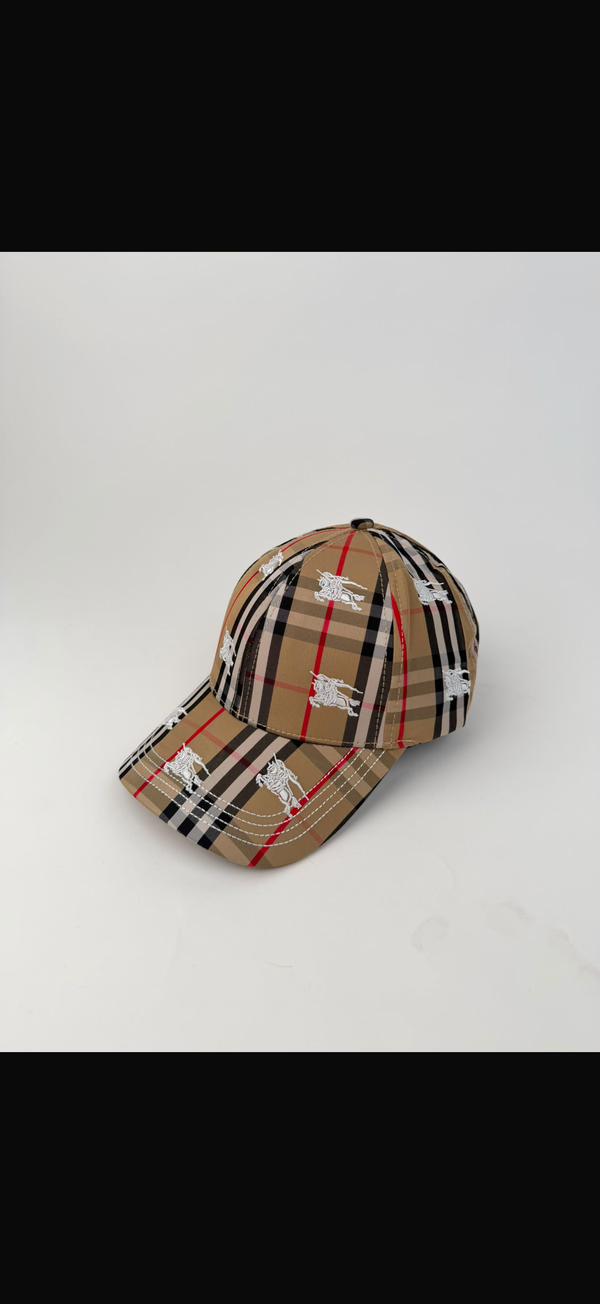 🔥 GORRA BURBERRY ALL-OVER EKD VINTAGE CHECK ✅ CALIDAD PREMIUM ‼️ UNIDADES LIMITADAS