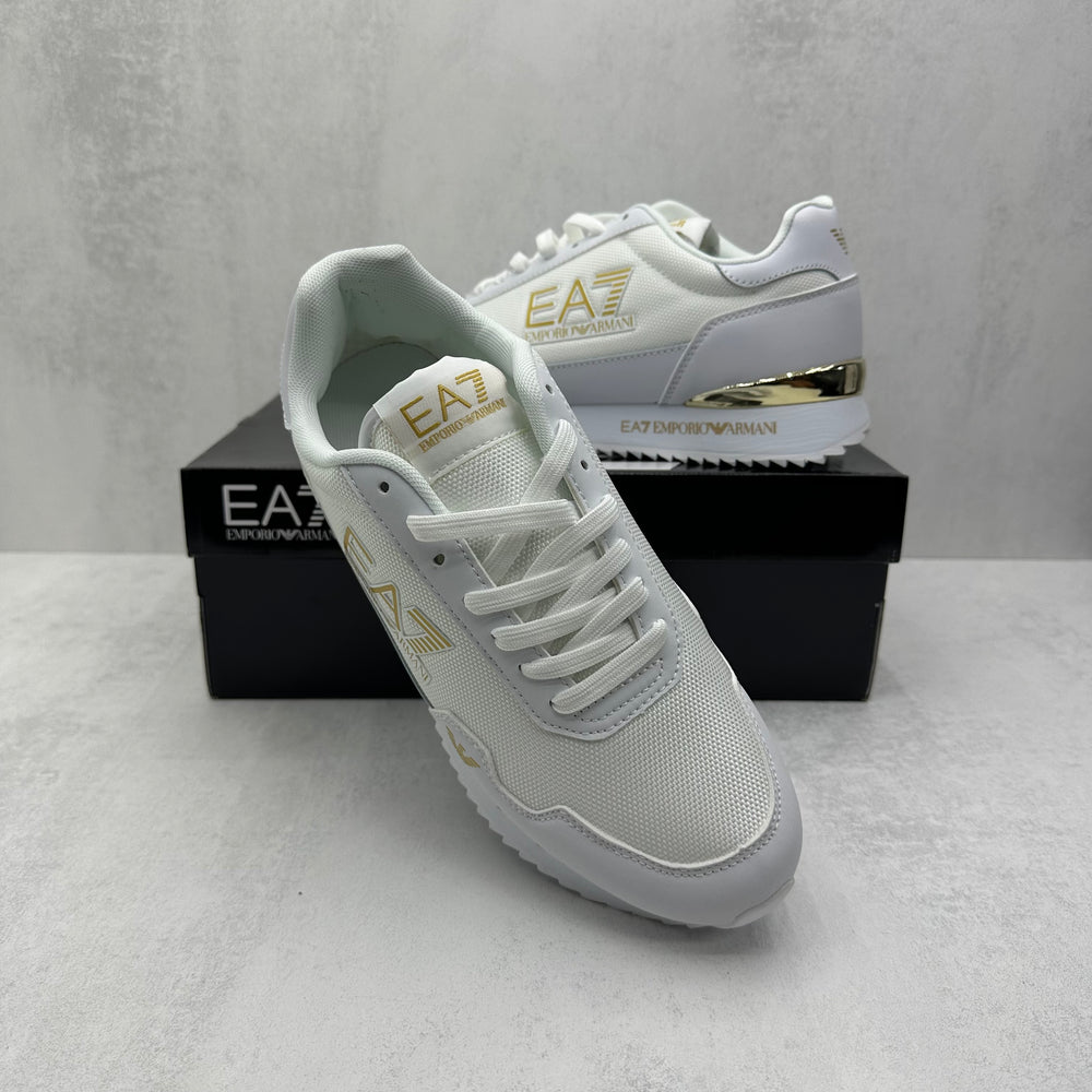 ZAPATILLAS EA7 WHITE/GOLD