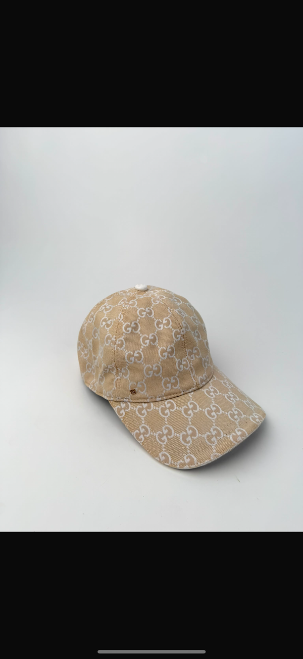 🔥 GORRA GUCCI BEIGE CANVAS ✅ CALIDAD PREMIUM ‼️ UNIDADES LIMITADAS