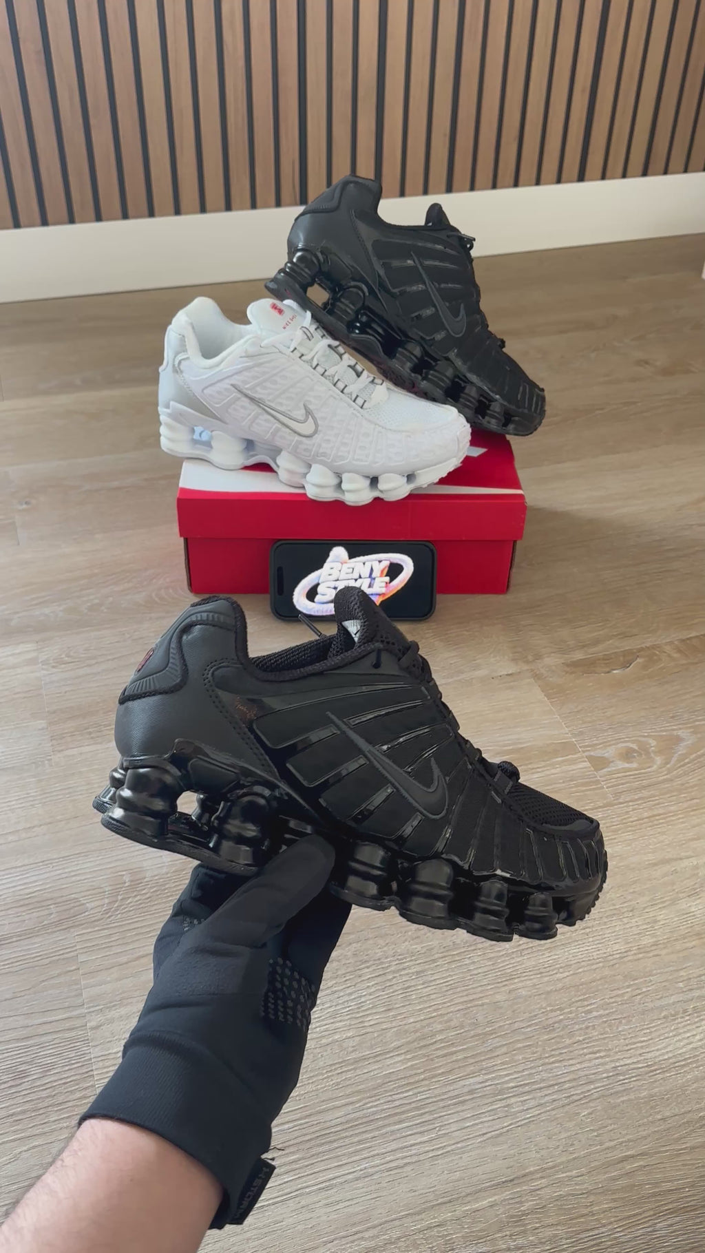 NIKE SHOX TL BLACK